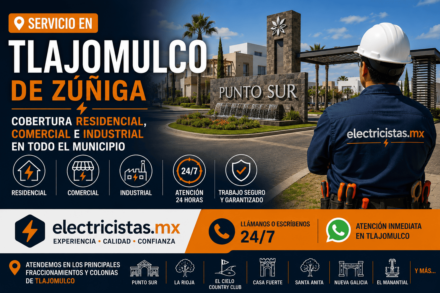 Electricistas en Tlajomulco